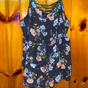 Torrid Floral Adjustable Strap Tank